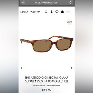 The Attico Gigi Tortoise Sunglasses